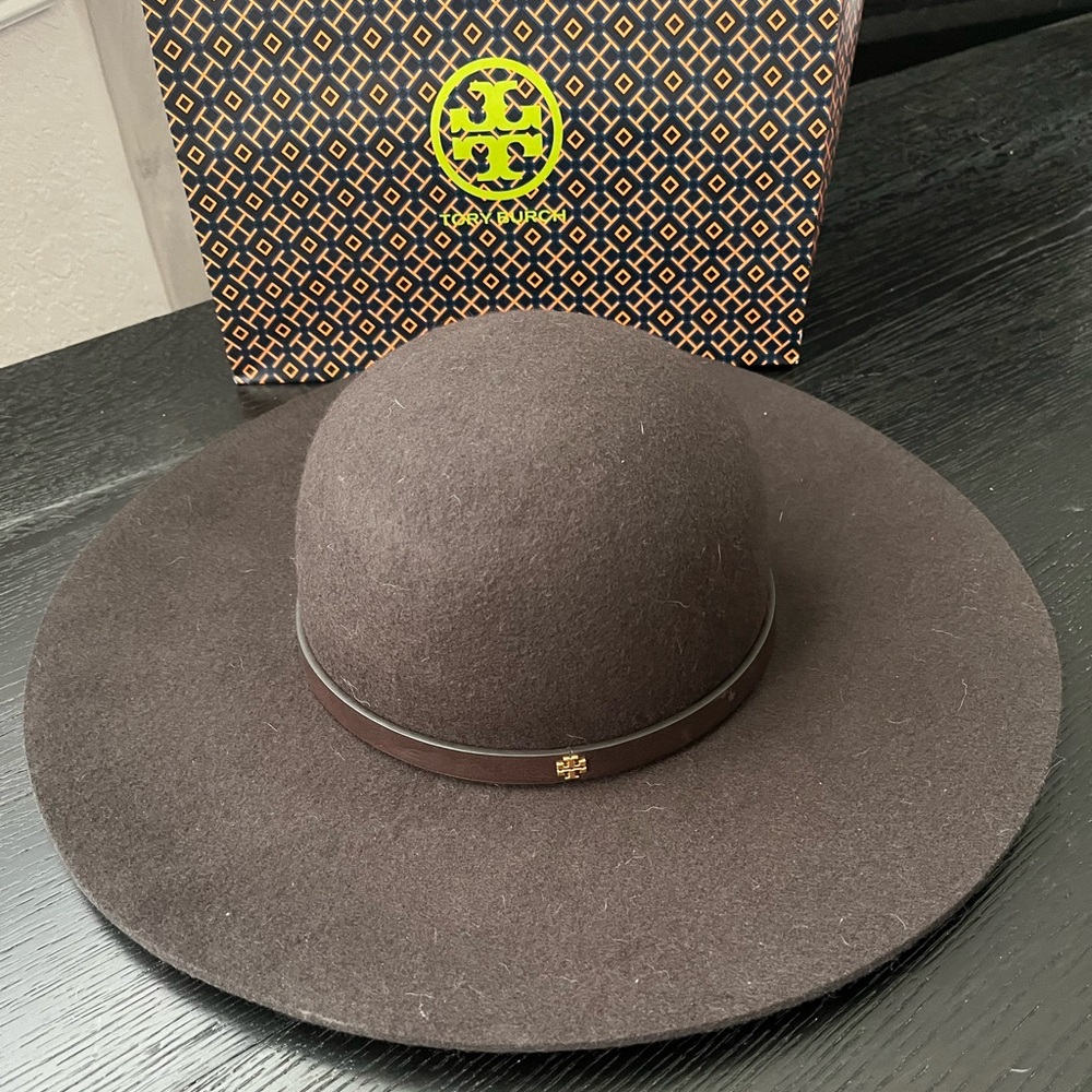 Tory Burch Woman’s Wide Brim Felt Hat - Picture 2 of 7
